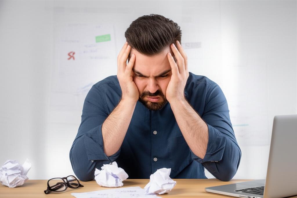man feeling frustrated and seeking solutions for vitality
